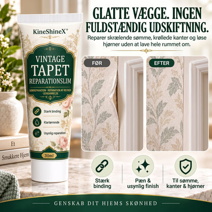 Tapetlim til mønstret vintagetapet med stærk klæbeevne og præcis påføring