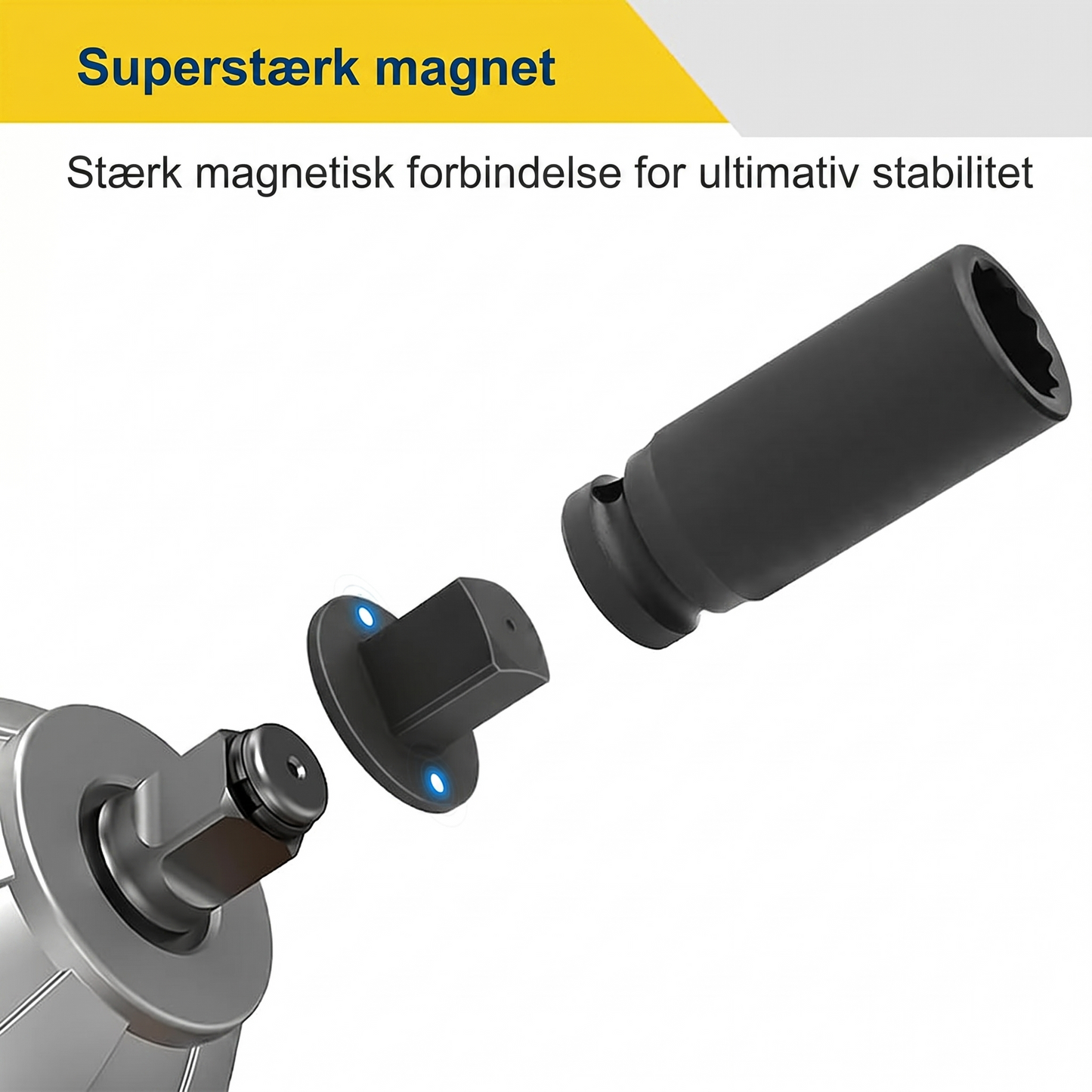 Lavprofil Slagtop Adaptersæt i 4 Dele