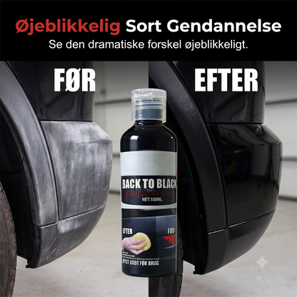 Plastikfornyer til Bil – Genskaber sort plastik