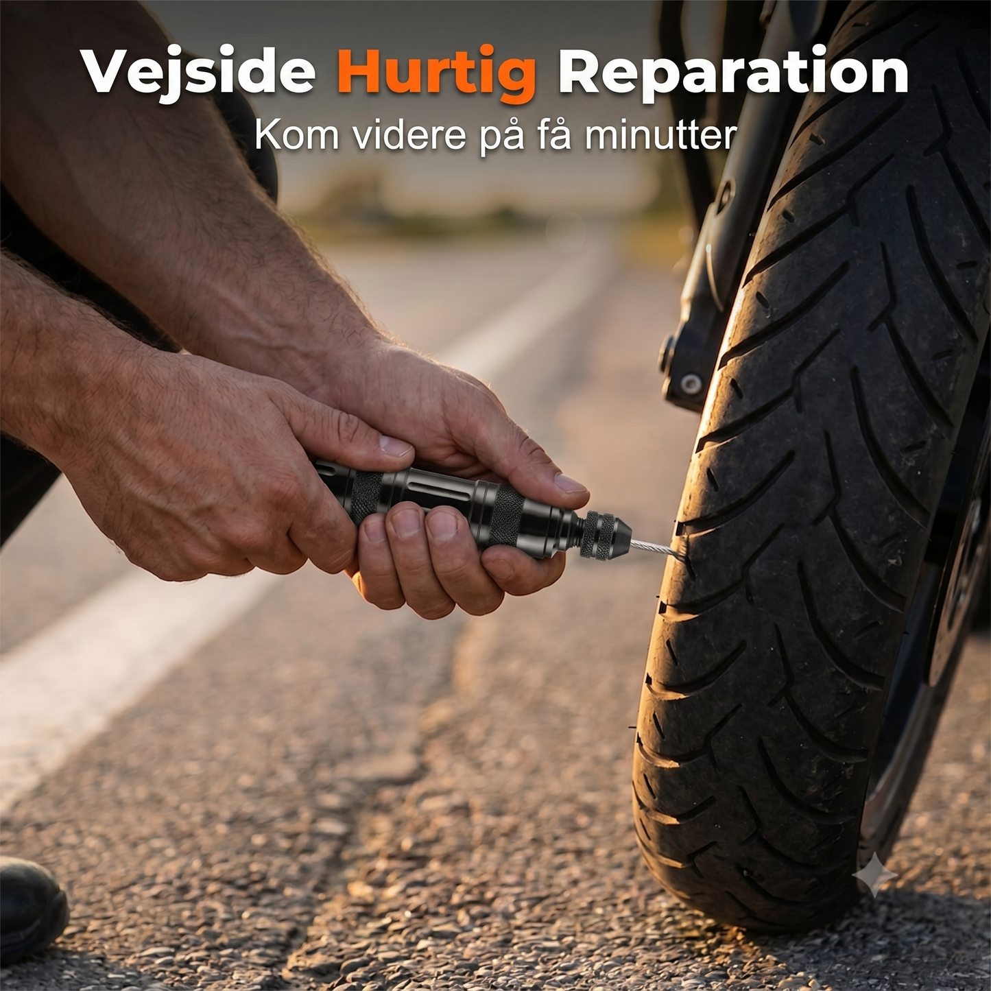 Professionelt Tubeless Reparationssæt – Til cykel & bil