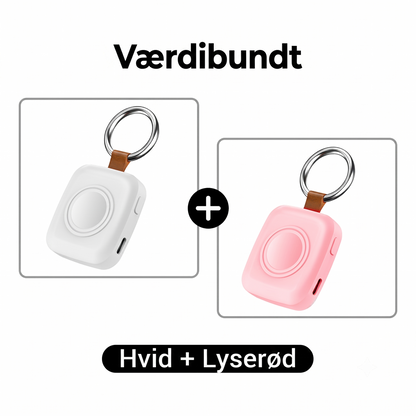Stilfuld trådløs oplader til smartwatch – Bærbar powerbank