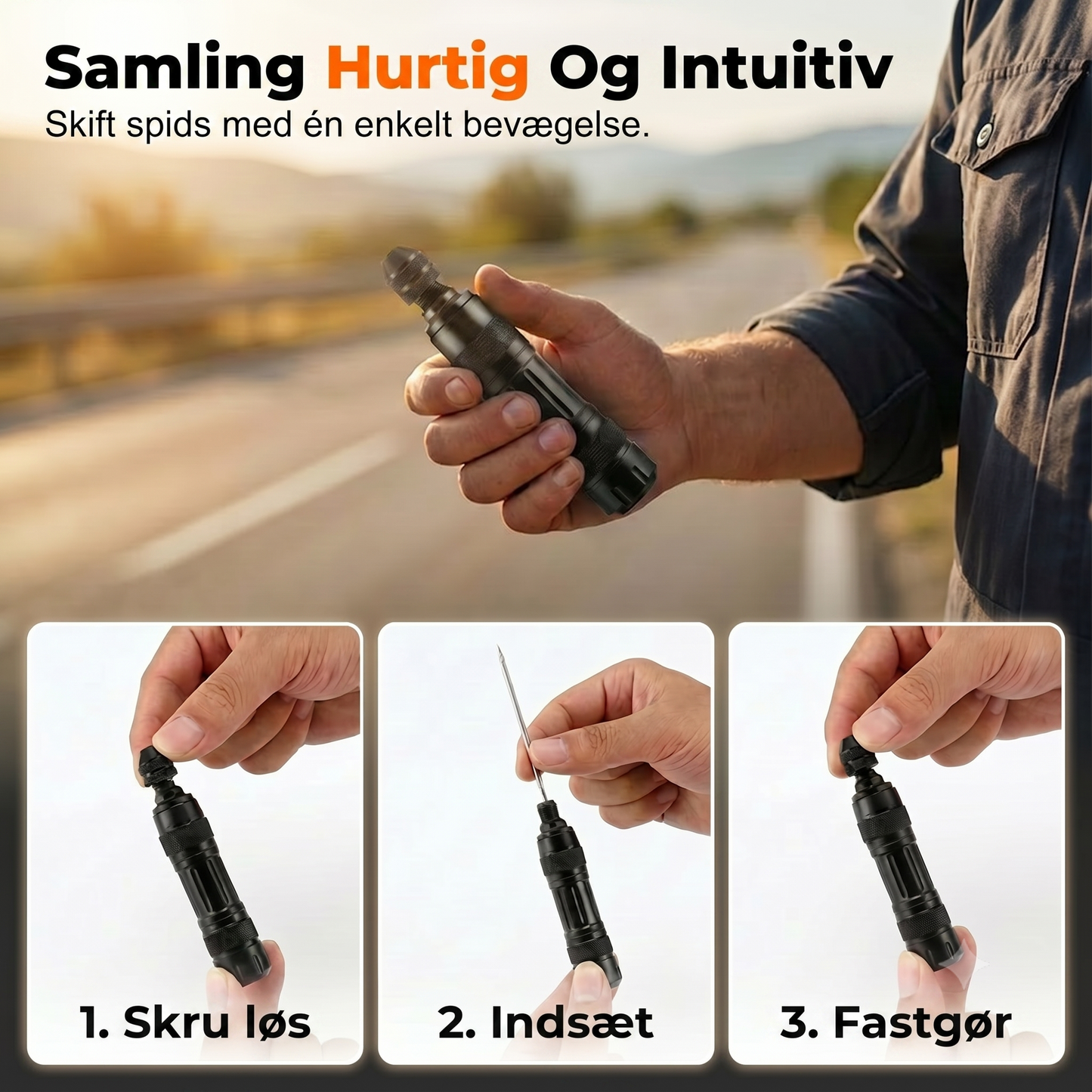 Professionelt Tubeless Reparationssæt – Til cykel & bil