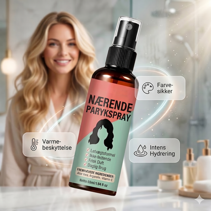 Let nærende leave-in spray til parykker