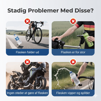 Adaptiv Flaskeholder til Cykel – 360° Rotation & Fleksibel Gitterstruktur