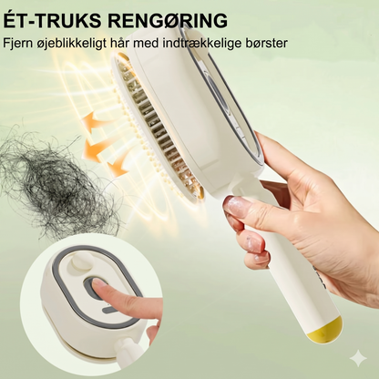Elektrisk Hårbørste med Spray og Hovedbundsmassage