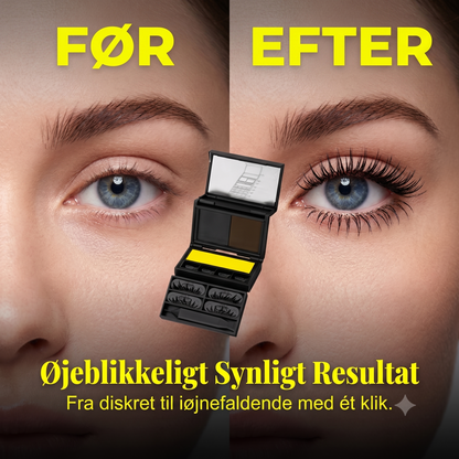 Nemt Vippestempel Skab Naturlige Undervipper På Et Øjeblik