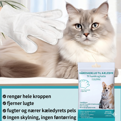Vandfrie Rengøringshandsker til Kæledyr