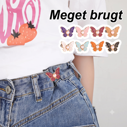 8 sommerfugleformede spænder til en smal talje