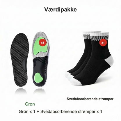 Sportsindlæg med Vridningsstabil TPU-skal og Svangstøtte
