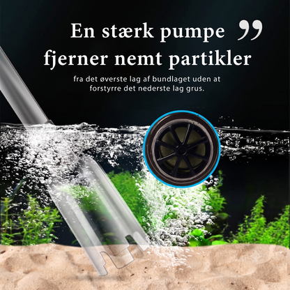 Elektrisk Akvariestøvsuger – Til bundrengøring