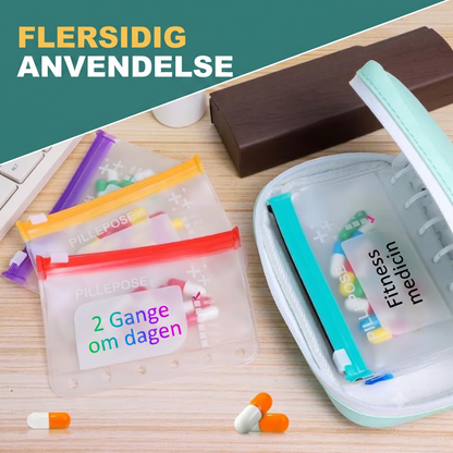Diskret Pilleæske som Pung – Vandtæt ugeorganisator