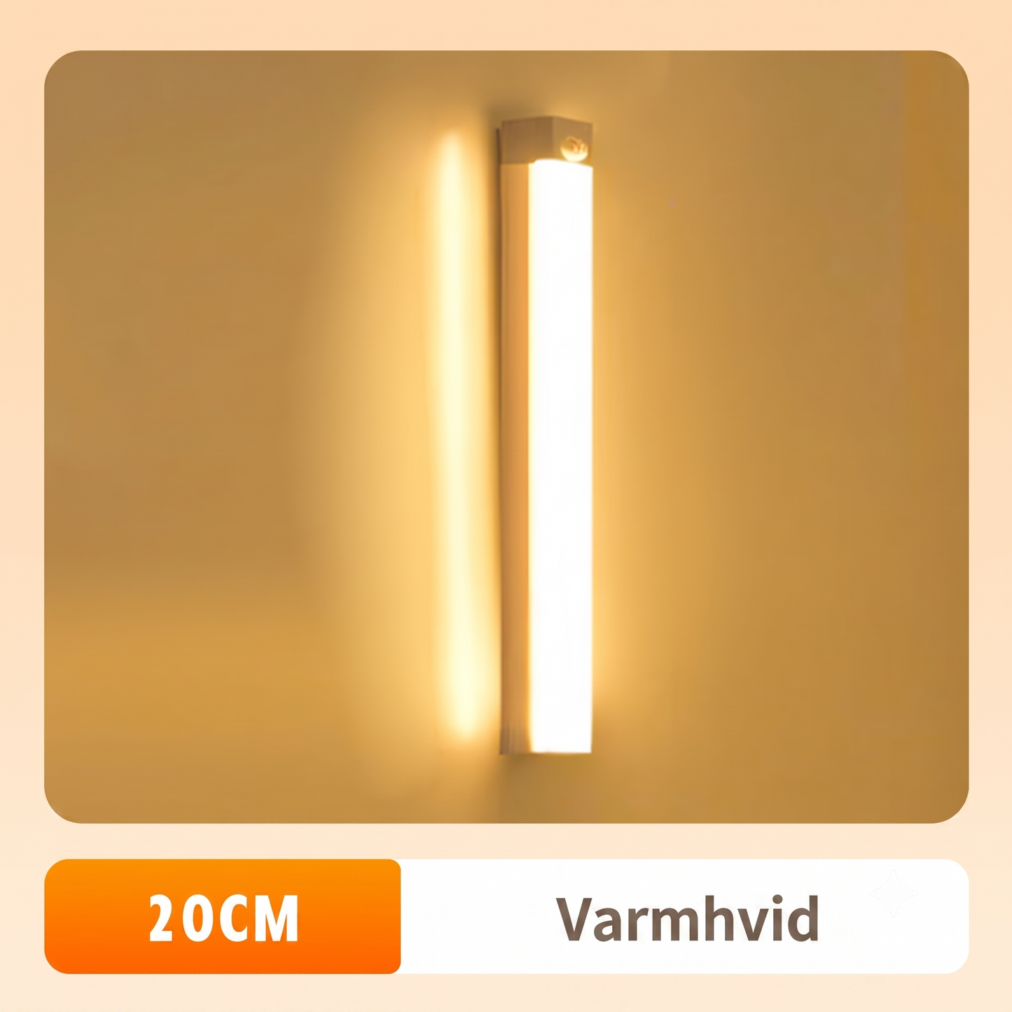 Smart LED-lyset med magnetisk sensor til registrering af menneskelig tilstedeværelse