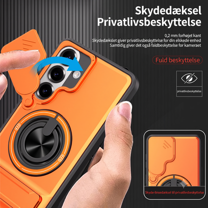 Stødsikkert Mobilcover – Med kamerabeskyttelse & ringholder