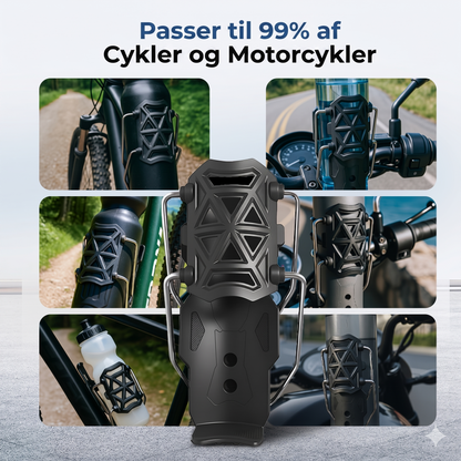 Adaptiv Flaskeholder til Cykel – 360° Rotation & Fleksibel Gitterstruktur