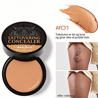 Vandtæt og Smudsafvisende Fulddækkende Ar Concealer