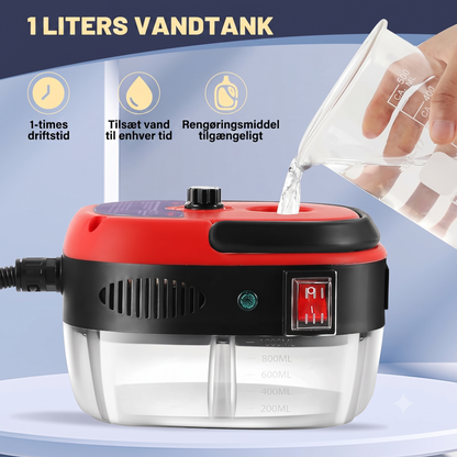 Effektiv håndholdt damprenser til rengøring med højtryk og damp