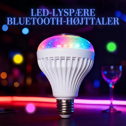 Smart musiklampe med indbygget Bluetooth-højtalere til stemningsfuld belysning og trådløs lyd