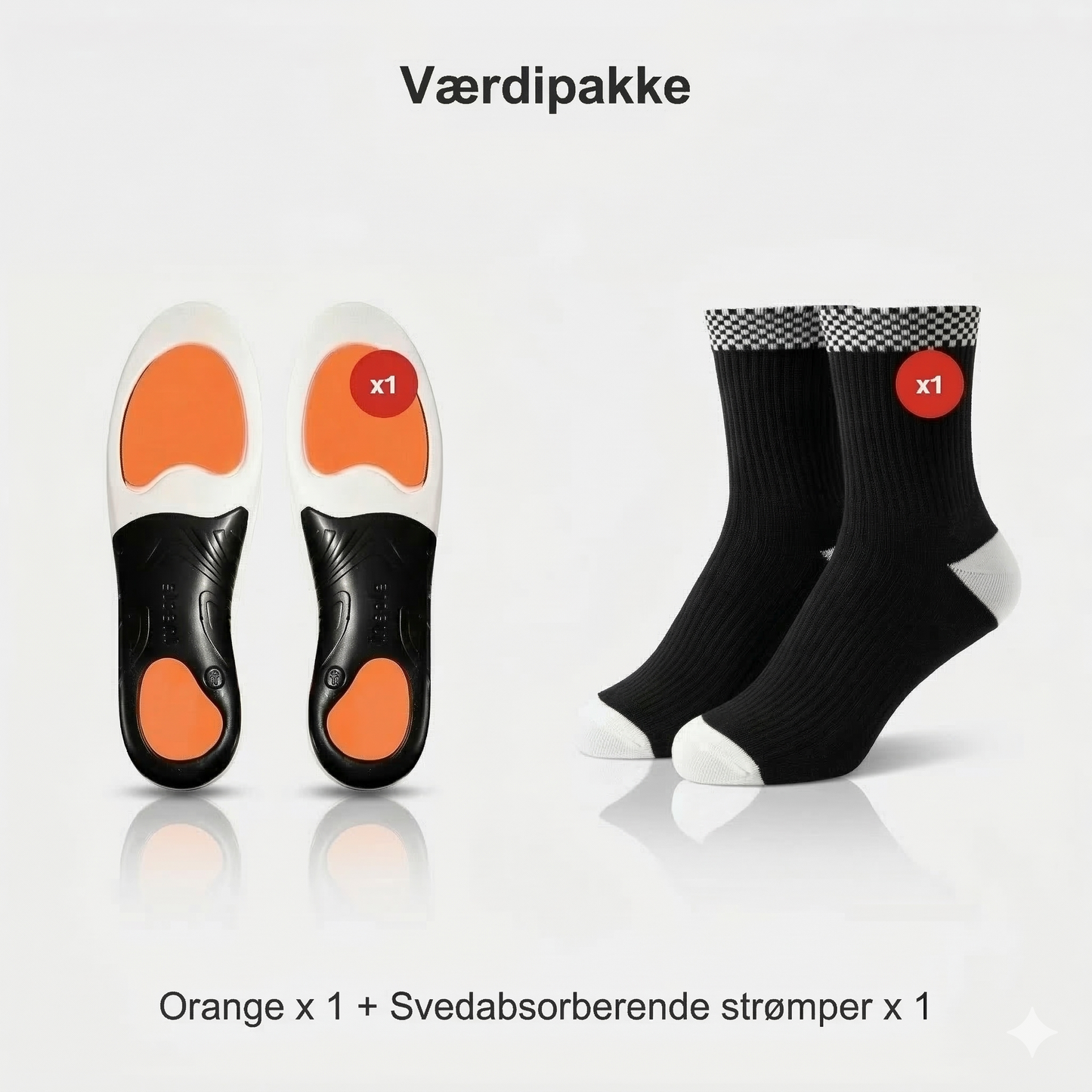 Sportsindlæg med Vridningsstabil TPU-skal og Svangstøtte