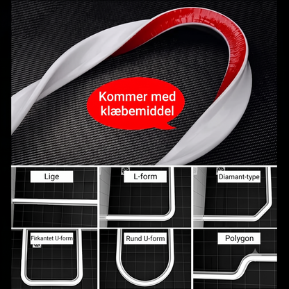 Selvklæbende vandblokerende liste til badeværelse og køkken