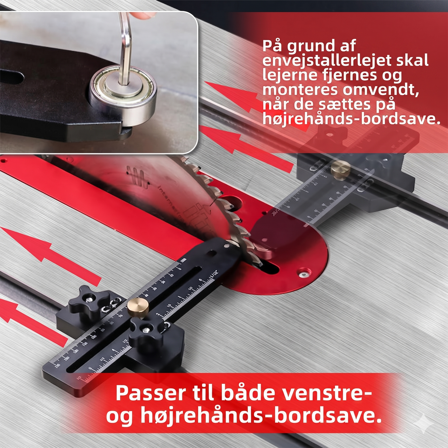 Præcis Tyndskæringsjig til Bordsav