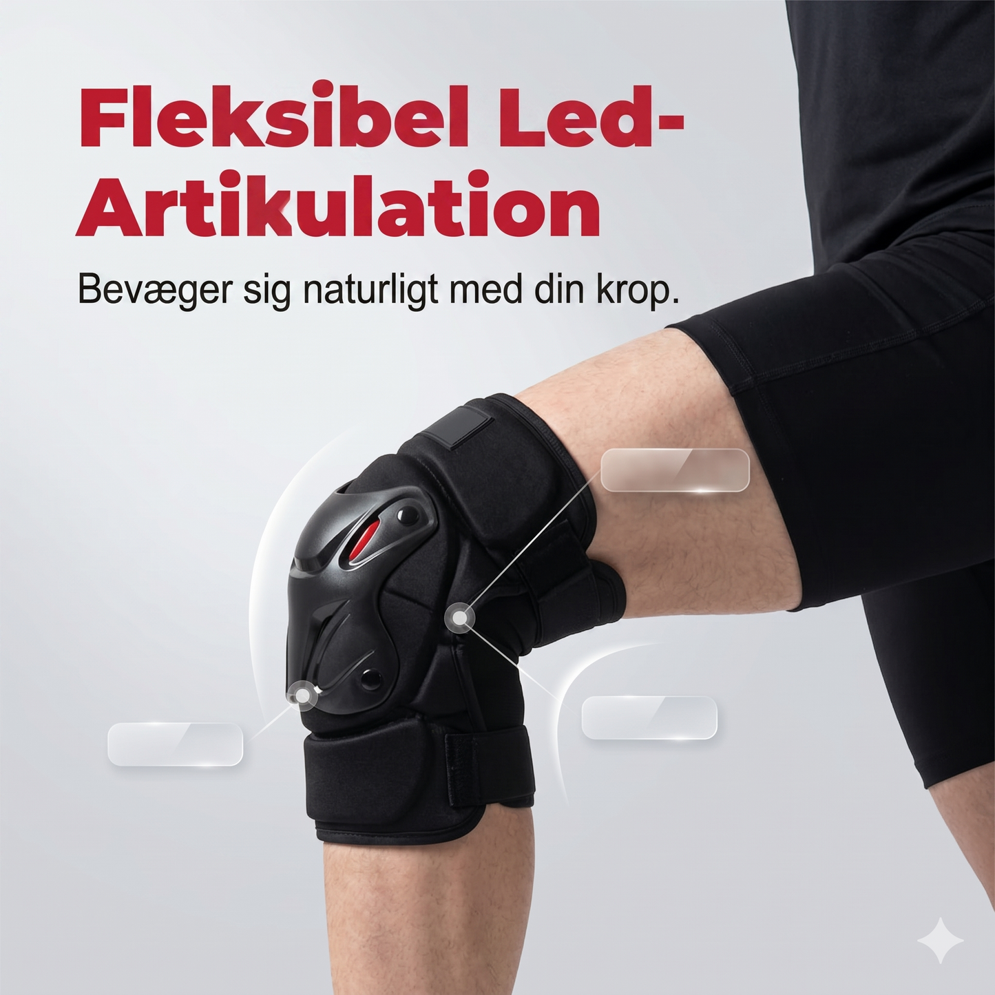 Komplet Sæt med Knæbeskyttere og Albuebeskyttere til Motorcykel