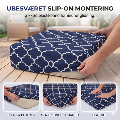 Vandtæt og UV-bestandigt elastisk pudebetræk
