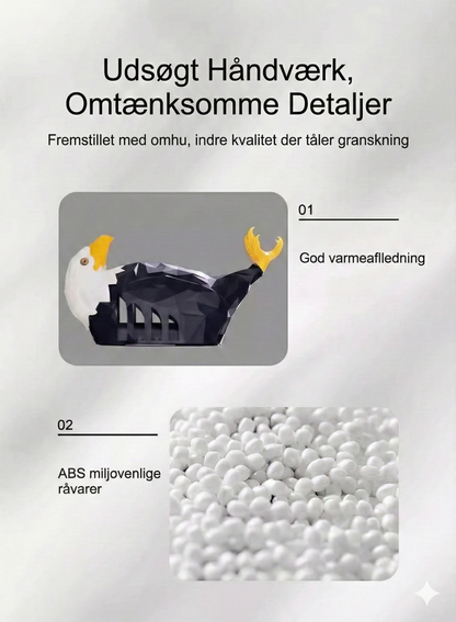 Trådløs Ørnelampe med LED – Magnetisk Væglampe med Fjernbetjening