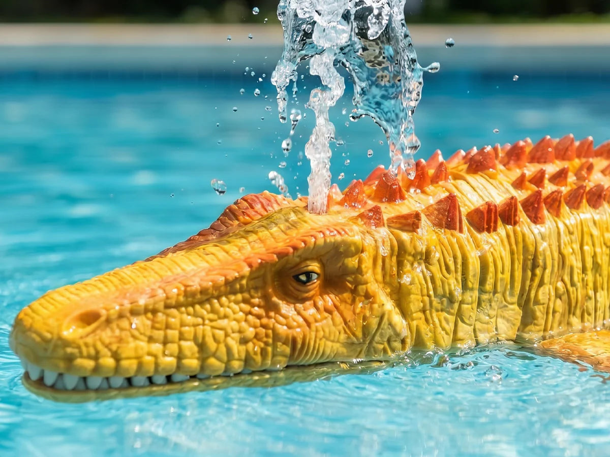 Fjernstyret Bionisk Mosasaurus med Vandsprøjt