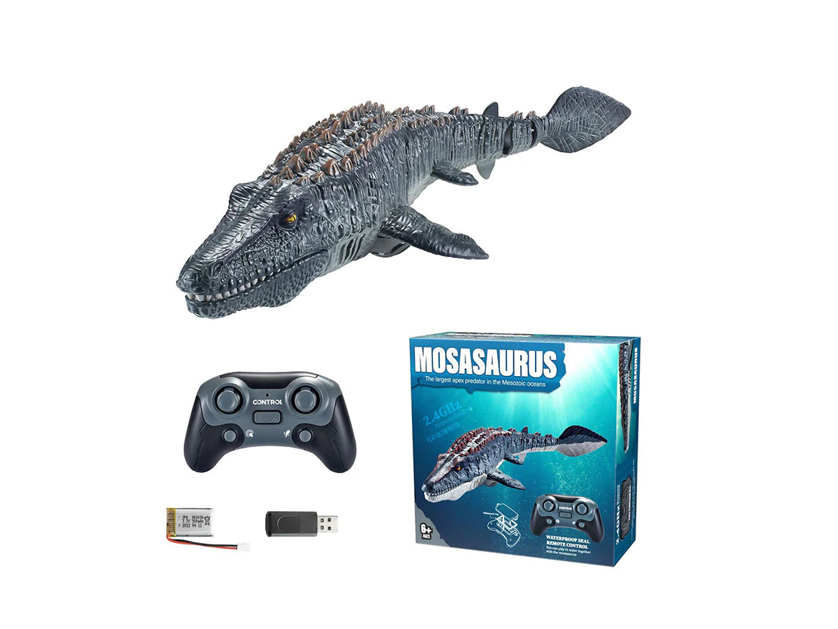 Fjernstyret Bionisk Mosasaurus med Vandsprøjt