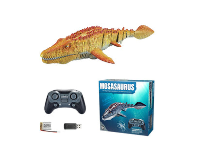 Fjernstyret Bionisk Mosasaurus med Vandsprøjt