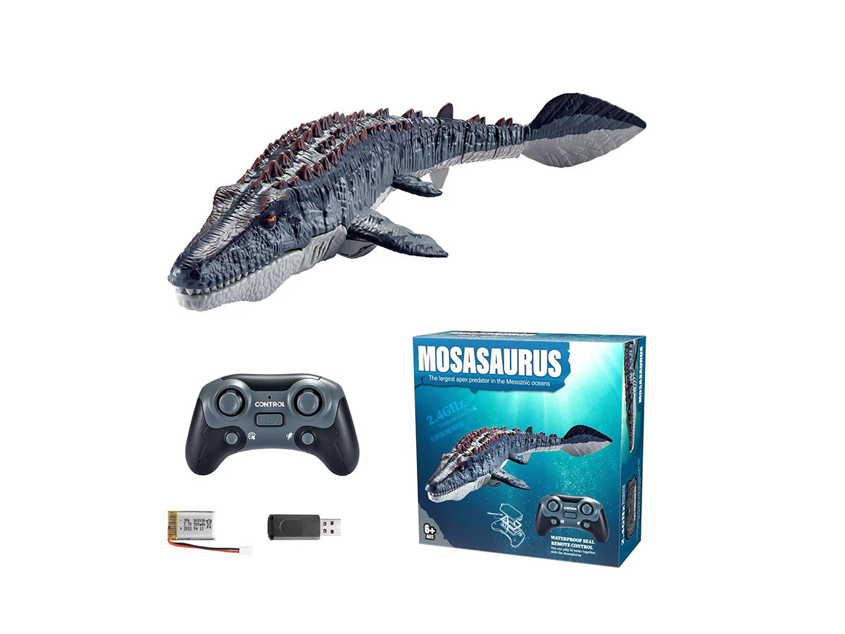 Fjernstyret Bionisk Mosasaurus med Vandsprøjt