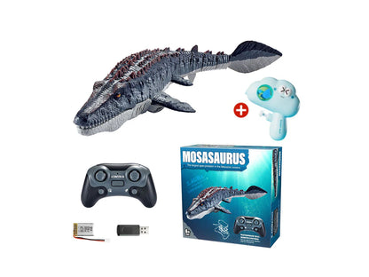 Fjernstyret Bionisk Mosasaurus med Vandsprøjt