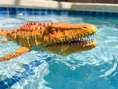Fjernstyret Bionisk Mosasaurus med Vandsprøjt