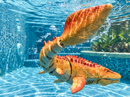 Fjernstyret Bionisk Mosasaurus med Vandsprøjt