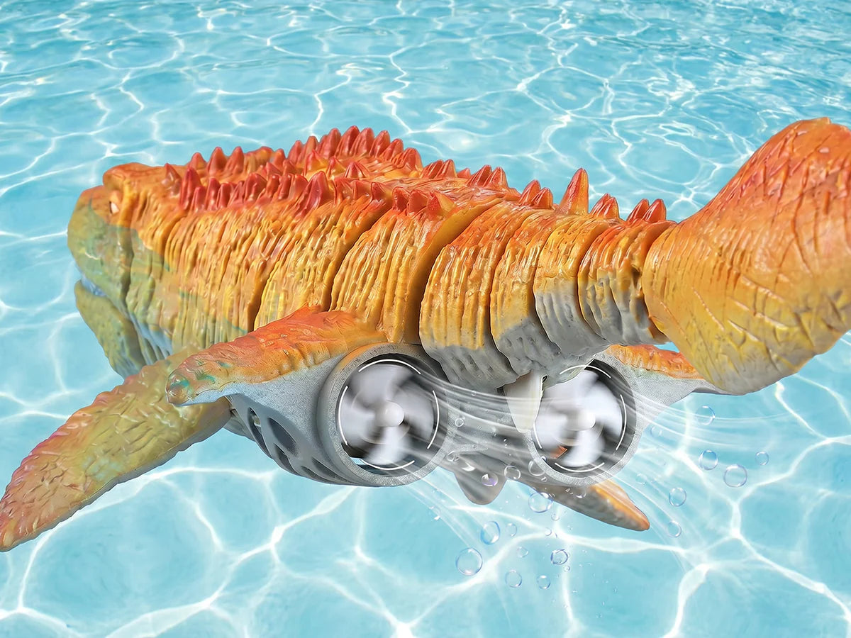 Fjernstyret Bionisk Mosasaurus med Vandsprøjt