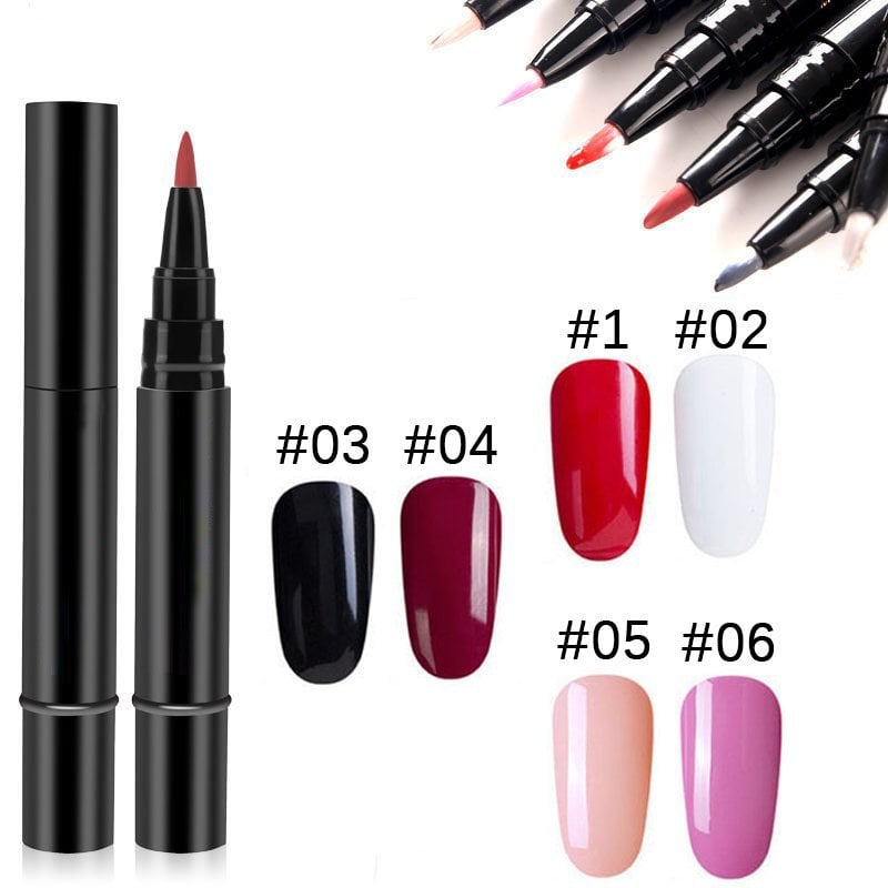 3-i-1 Vandbaseret Harpiks LED/UV Gel Neglepen uden Base- og Topcoat