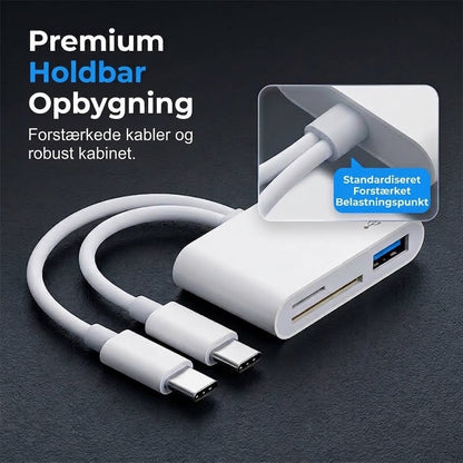 Dobbelt Interface-design, Plug-and-Play, Understøtter op til 1 TB Kapacitet – Det Ideelle Valg til Filoverførsel mellem Enheder