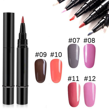 3-i-1 Vandbaseret Harpiks LED/UV Gel Neglepen uden Base- og Topcoat