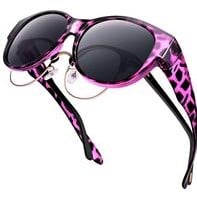 Cat-Eye Fit-Over Solbriller: Polariseret UV400-Beskyttelse