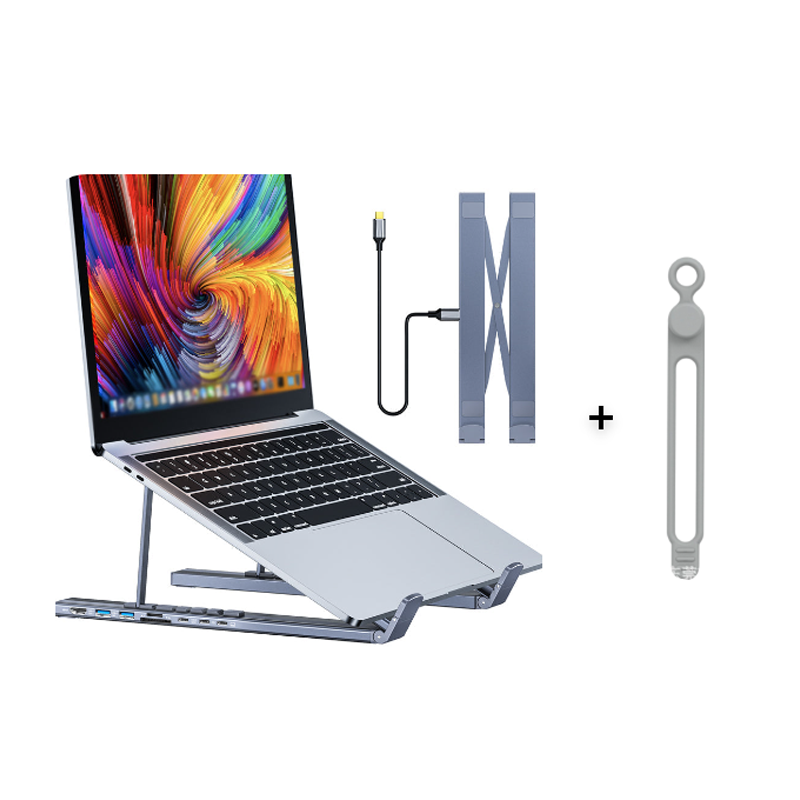 Pro Docking-stander til Laptop – 8-i-1 Hub med 4K HDMI & SD-læser