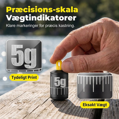Quick-Release Fiskelodder – Hurtigt Vægtskift Uden at Klippe Linen