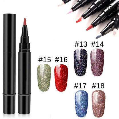 3-i-1 Vandbaseret Harpiks LED/UV Gel Neglepen uden Base- og Topcoat