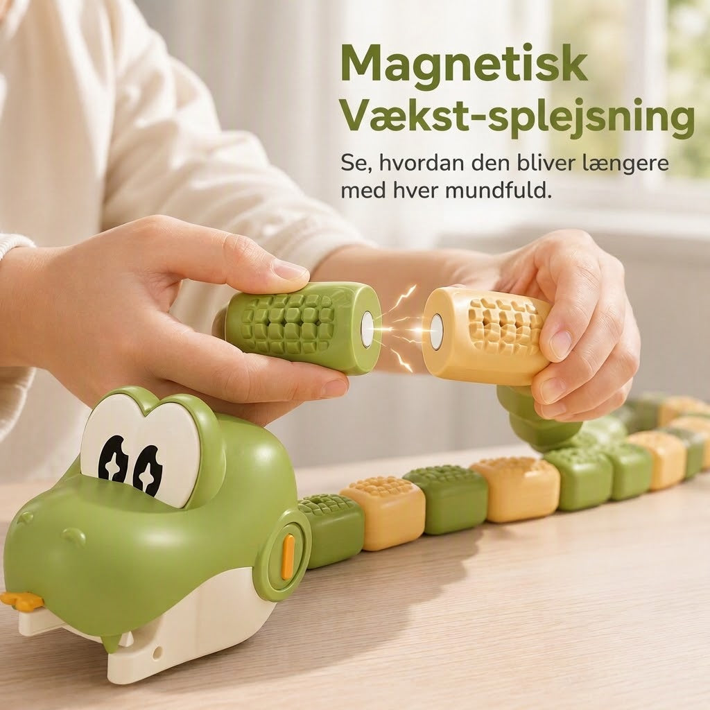Fjernstyret Kampslange med Magnetiske Led – Interaktivt Familie Legetøj