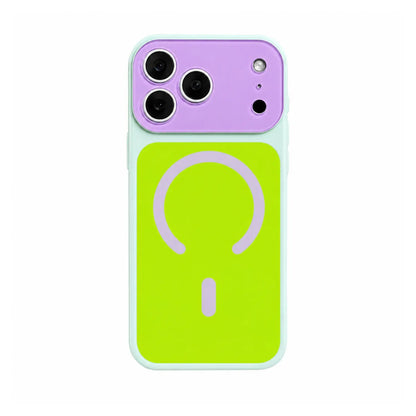 Moderne Dopamine Color Block Mobilcover – Ultratyndt mat PC-skal