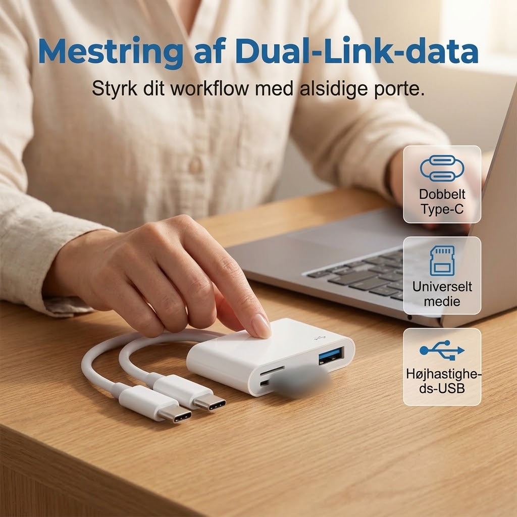 Dobbelt Interface-design, Plug-and-Play, Understøtter op til 1 TB Kapacitet – Det Ideelle Valg til Filoverførsel mellem Enheder
