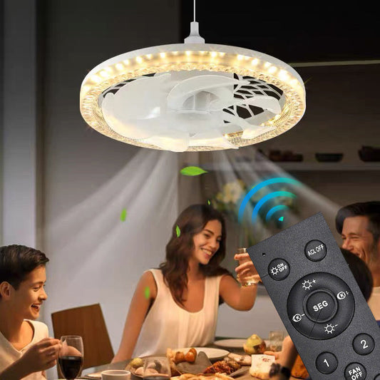 Dæmpbar 2-i-1 Loftventilator med Lampe og Fjernbetjening