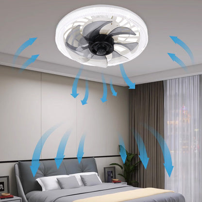 Dæmpbar 2-i-1 Loftventilator med Lampe og Fjernbetjening