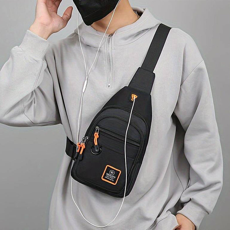Vandtæt Crossbody-taske med Justerbar Rem – Tør og Praktisk til Udflugter