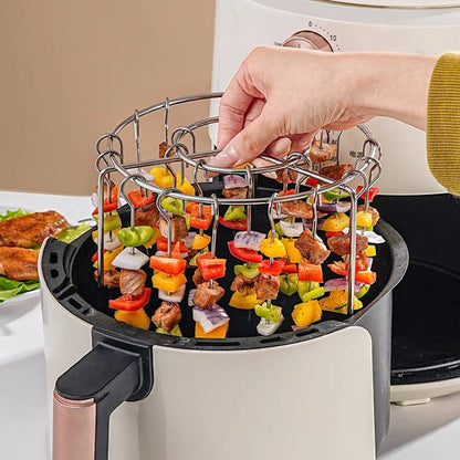 Omnidirektionel Termisk-cirkulerende Varmluftfriture-spydstativ med Lodret Opstilling
