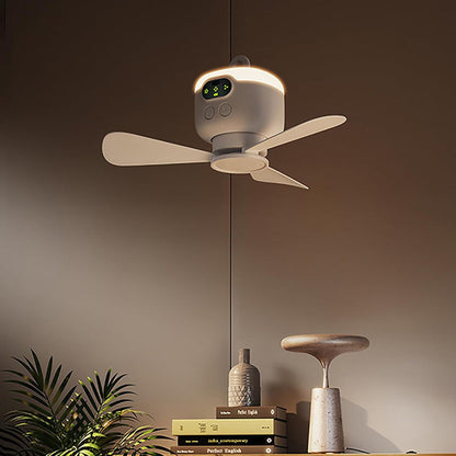 3-i-1 Camping Ventilator med Lys – Ultralydsvag motor, timer & aftageligt design